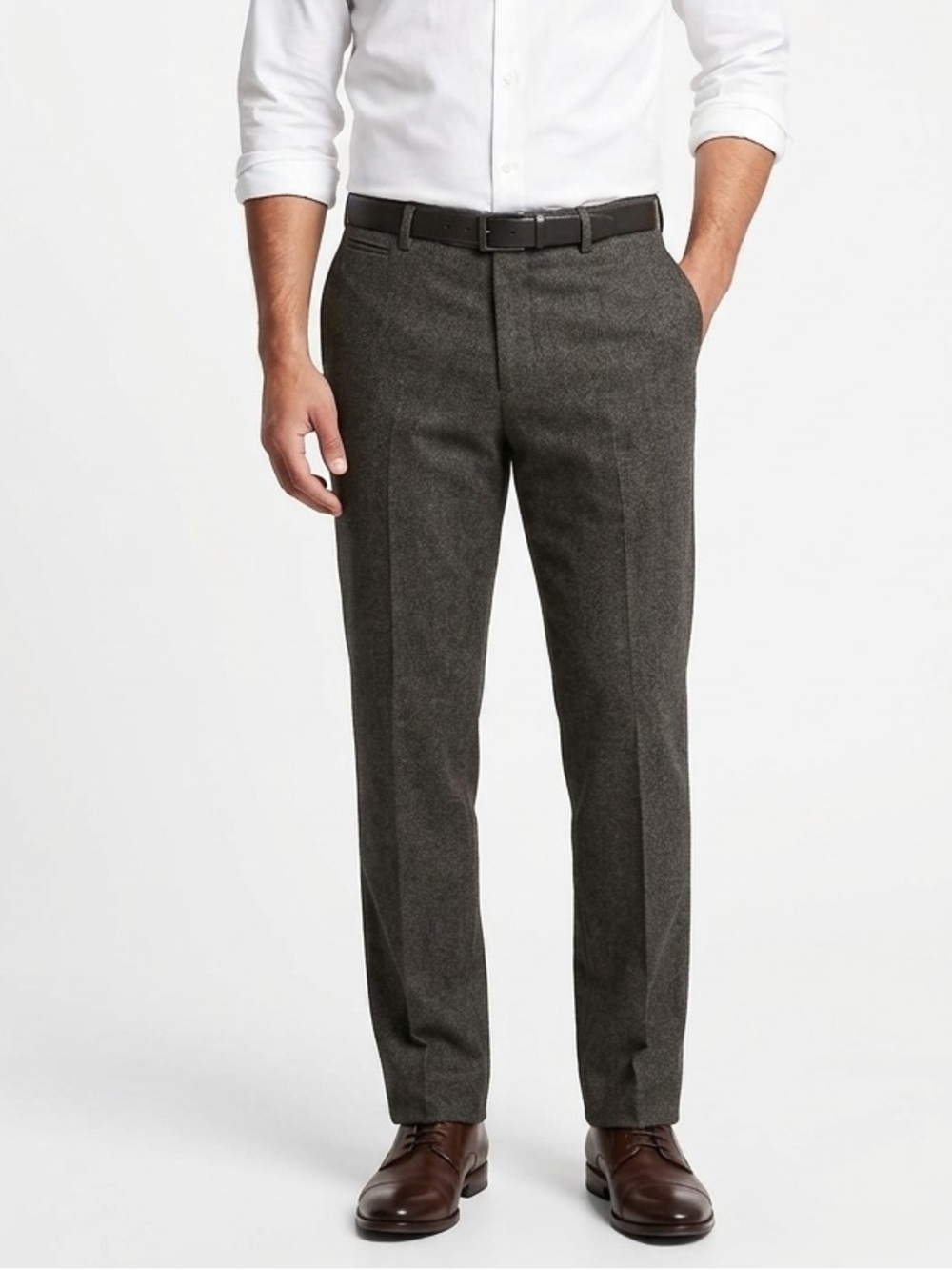 Banana Republic Gray Emerson Pant in Tree Bark Size 34x32